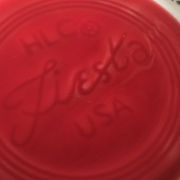 Set of 2 Fiesta Dinnerware Java Coffee Mugs Scarlet Red 12-Oz - Picture 4 of 8